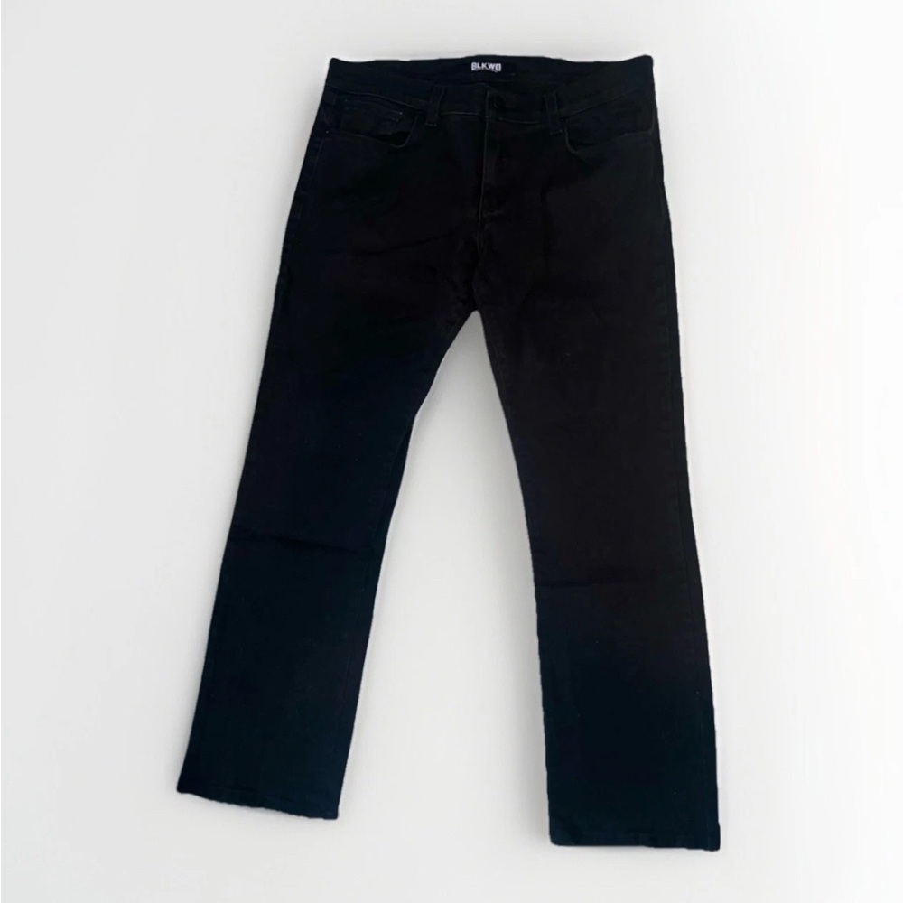 BLKWD true to the trade Men's Black Straight Jeans
